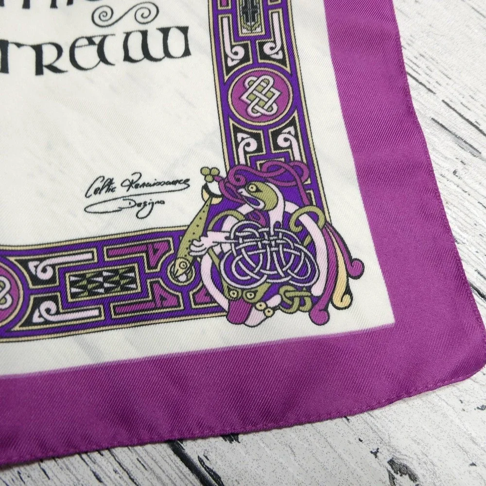 Celtic Renaissance Designs Scarf Womens One Size Multicolor Celtic Ireland